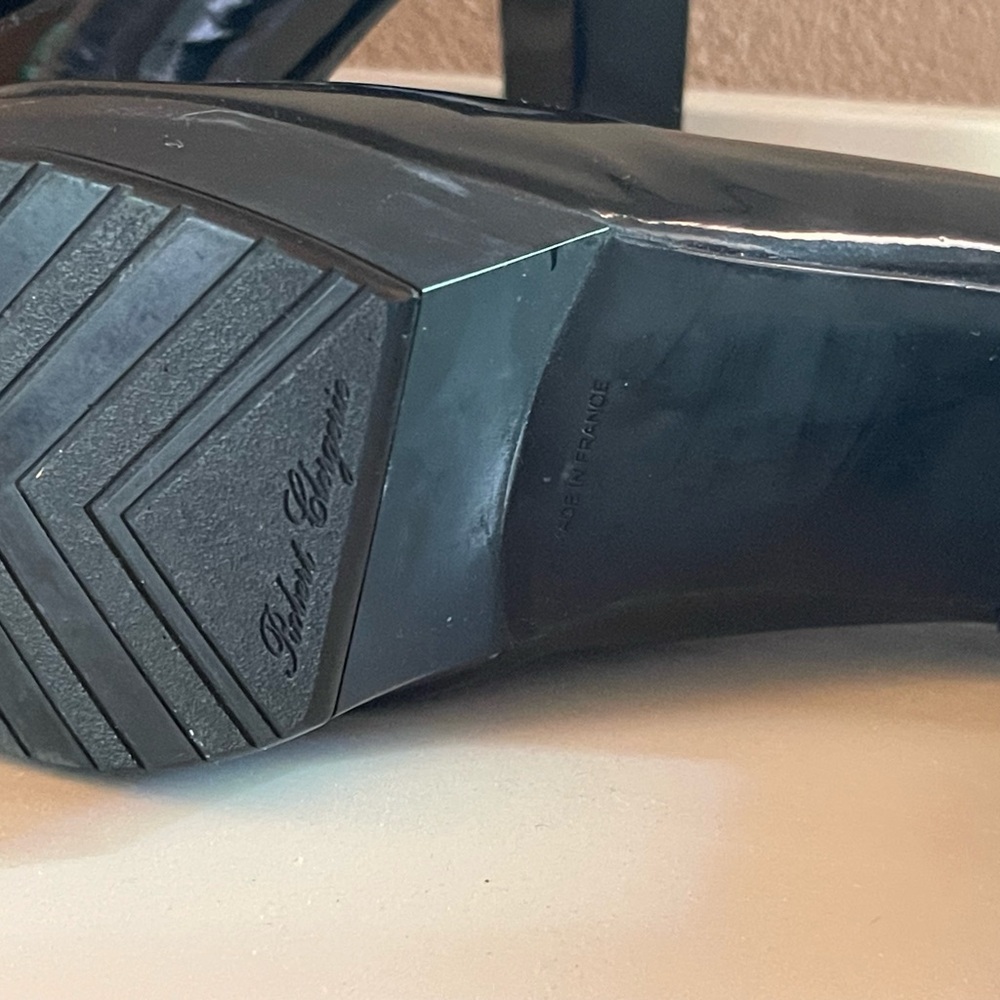 Robert Clergerie Black Patent Leather Women's Shoes - Made in France (Like New) - Picture 7 of 9